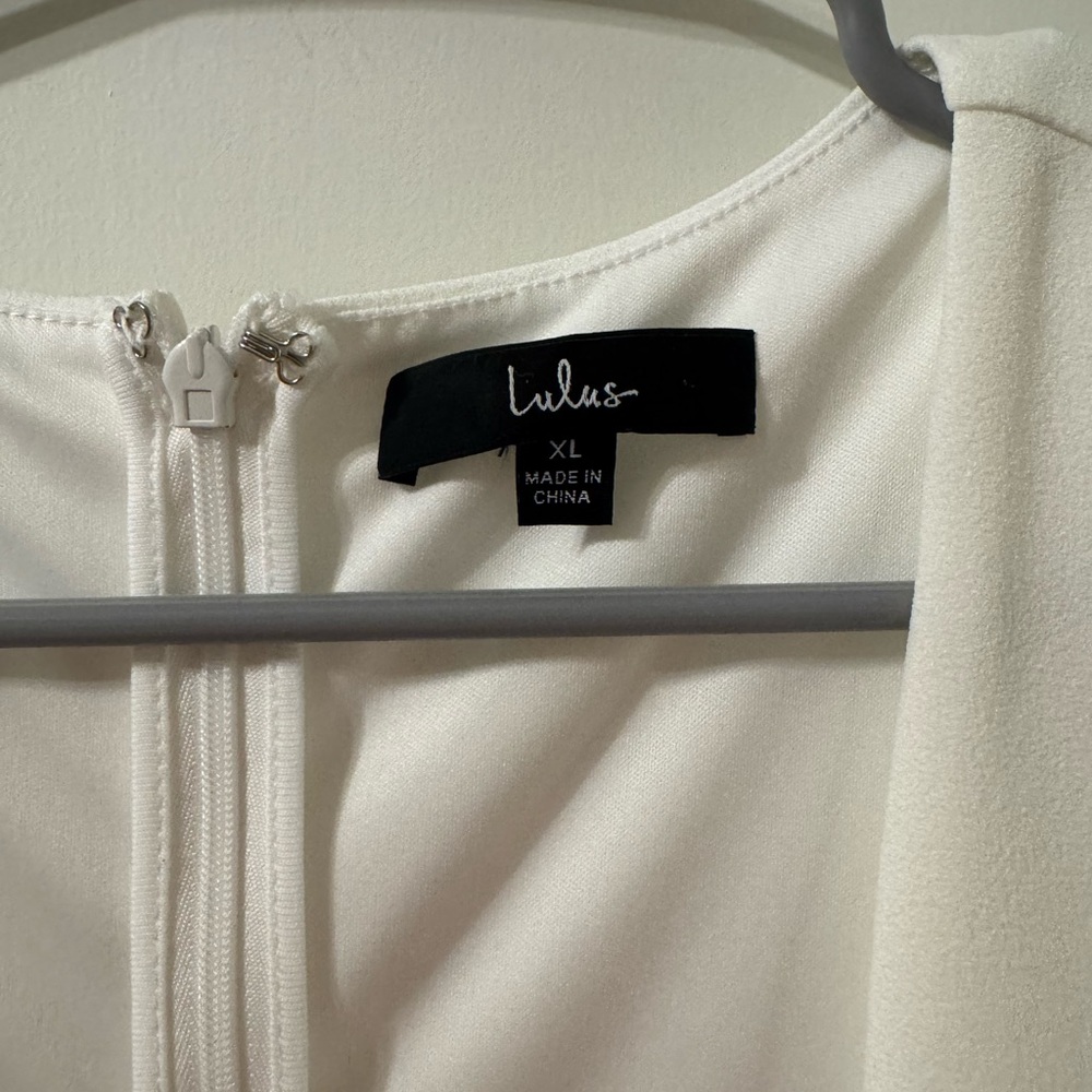 Lulu's Cream Zip-Up Dress - Picture 2 of 3